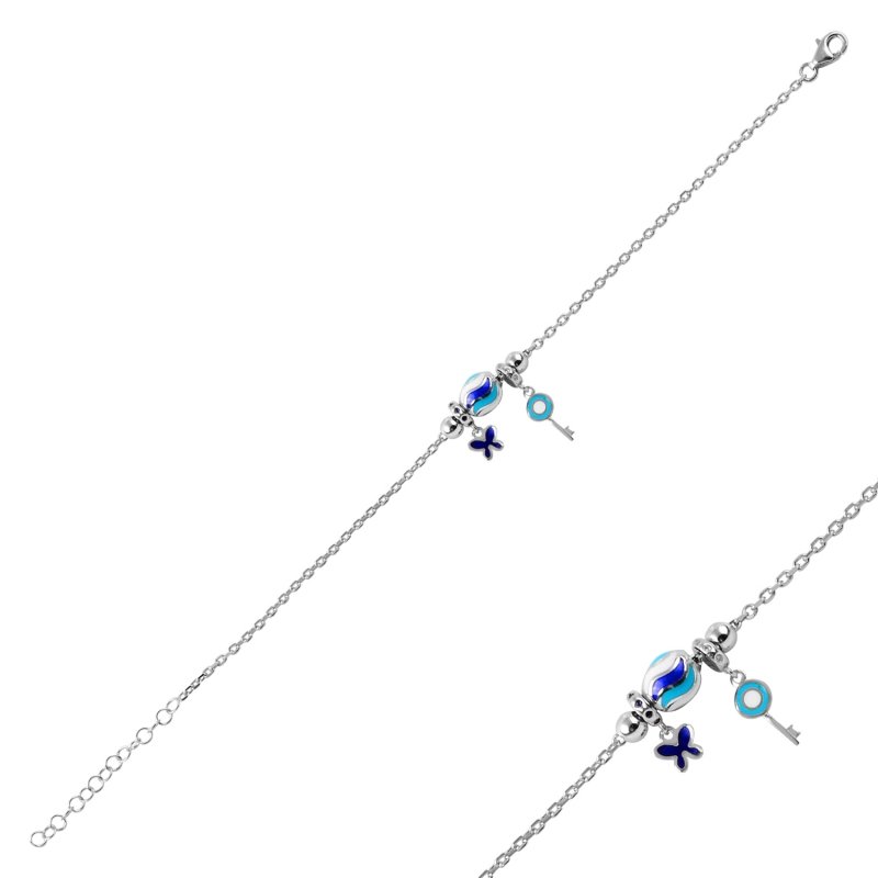 CZ Charm Bracelet - B88159
