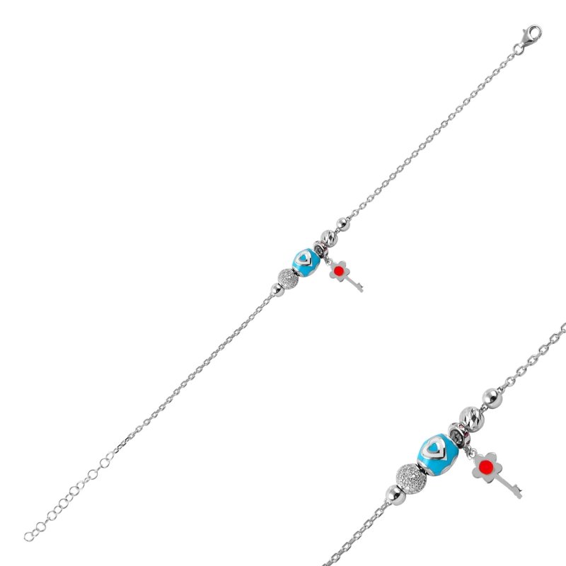 CZ Charm Bracelet - B88160