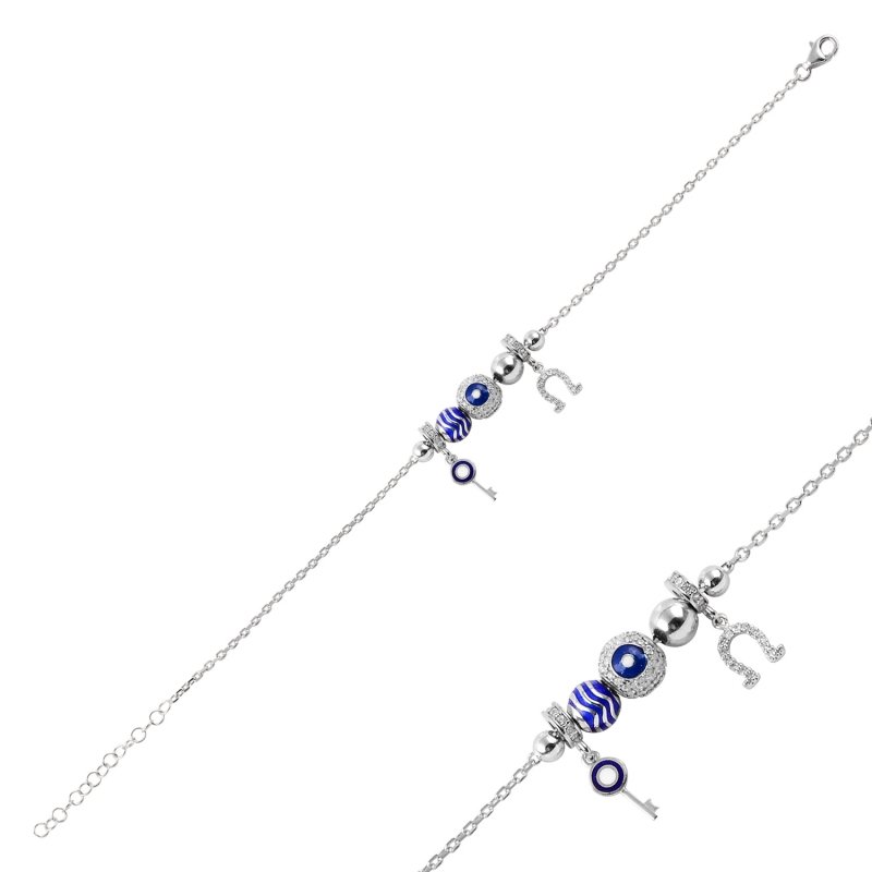 CZ Charm Bracelet  - B88171