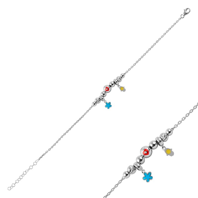 CZ Charm Bracelet - B88173