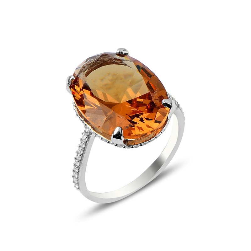 Sultanite & CZ Ring - R88182
