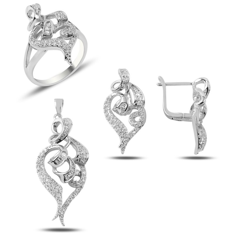 Baguette CZ Set - S88220