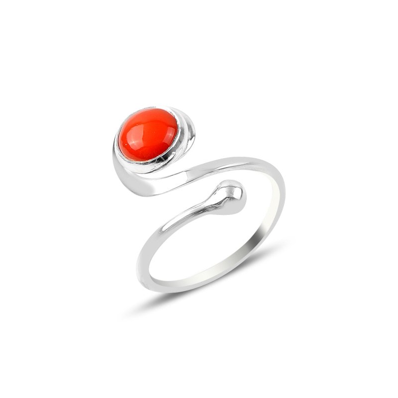 Coral Adjustable Size Ring - R88290