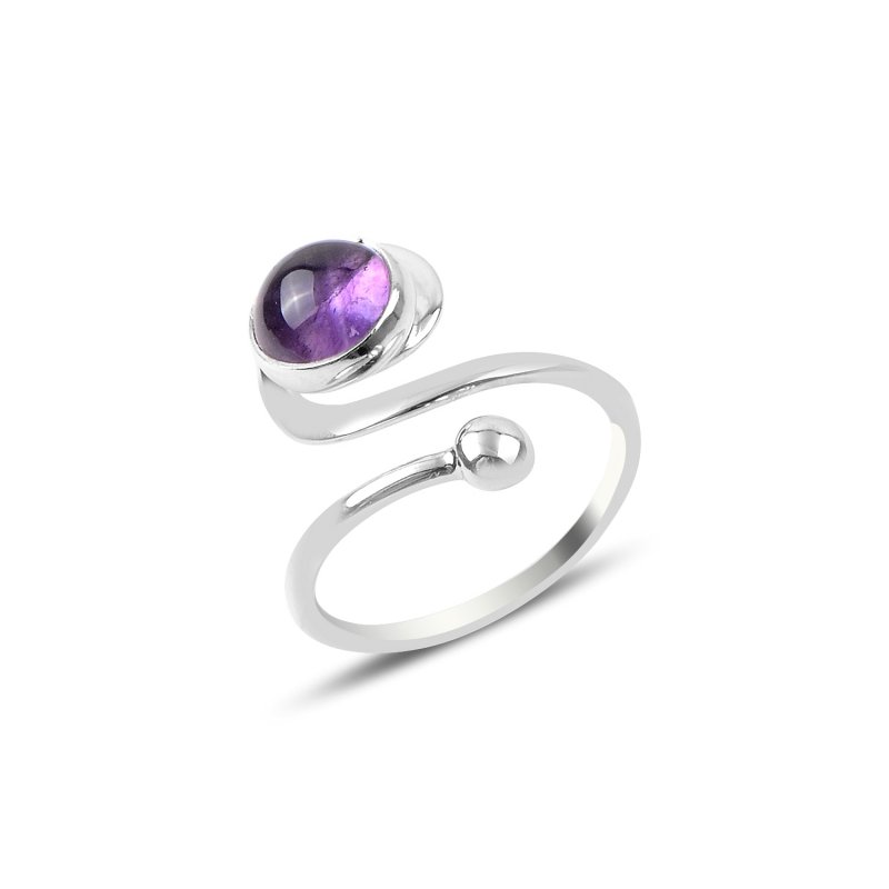 Amethyst Adjustable Size Ring - R88294