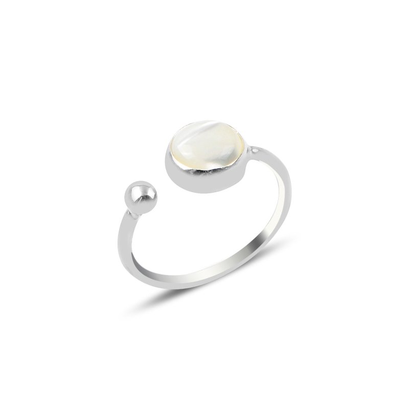 Mother of Pearl Adjustable Size Ring - R88299