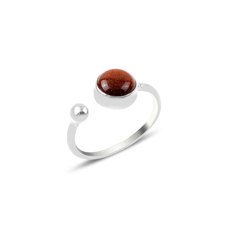 Goldstone Adjustable Size Ring - R88300