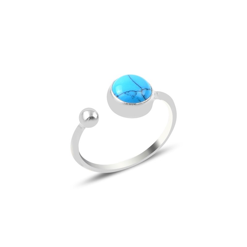 Turquoise Adjustable Size Ring - R88304