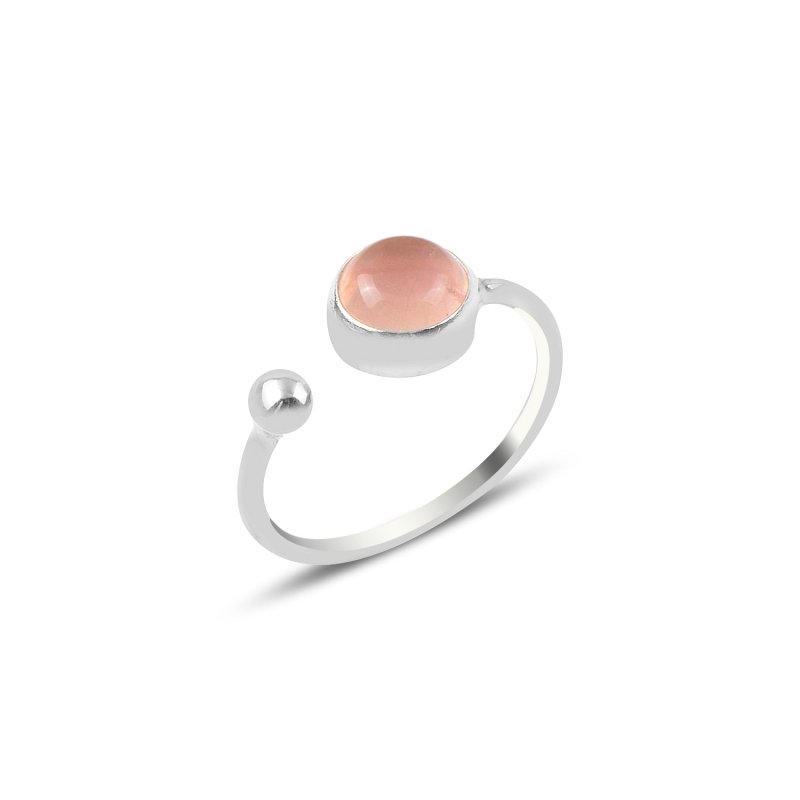 Rose Quartz Adjustable Size Ring - R88309