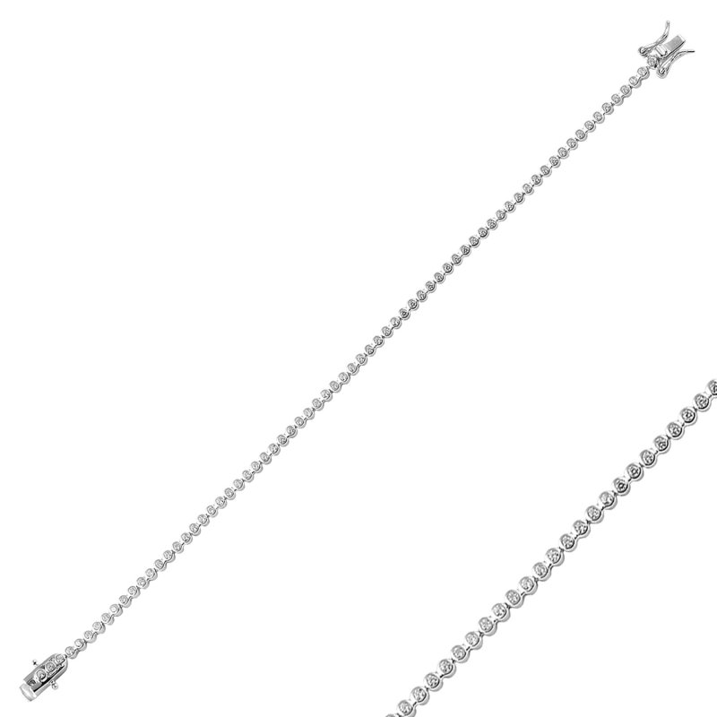1.5mm CZ Tennis Bracelet - B88788 