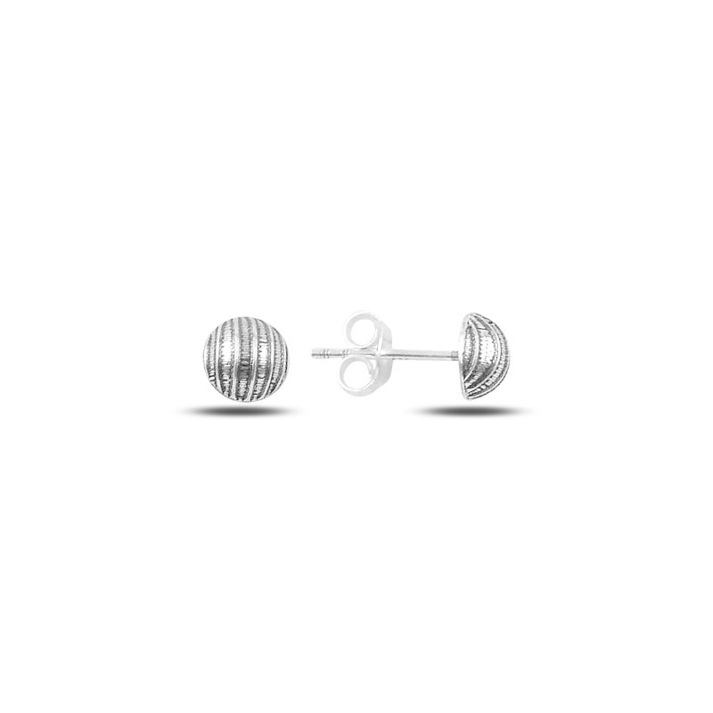 6mm Half Ball Stud Earrings - E88804