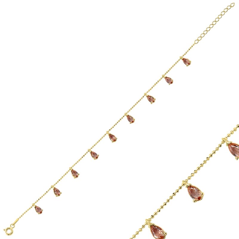 Teardrop Zultanite Dangle Bracelet - B89080