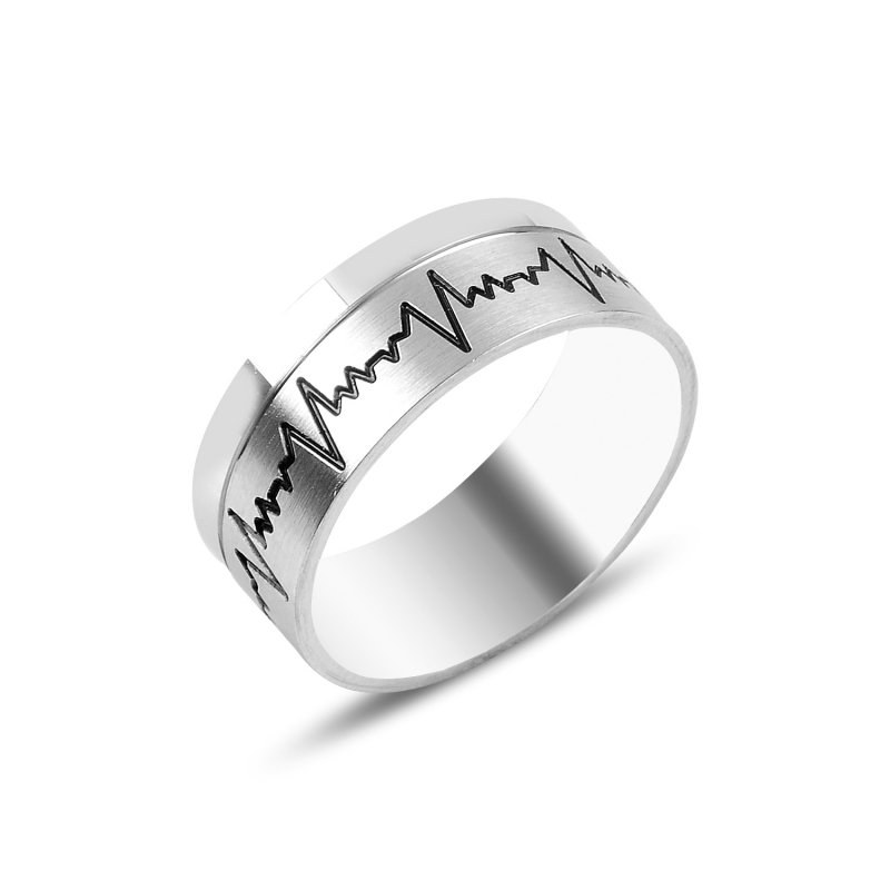 Heartbeat Band Ring - WR89156
