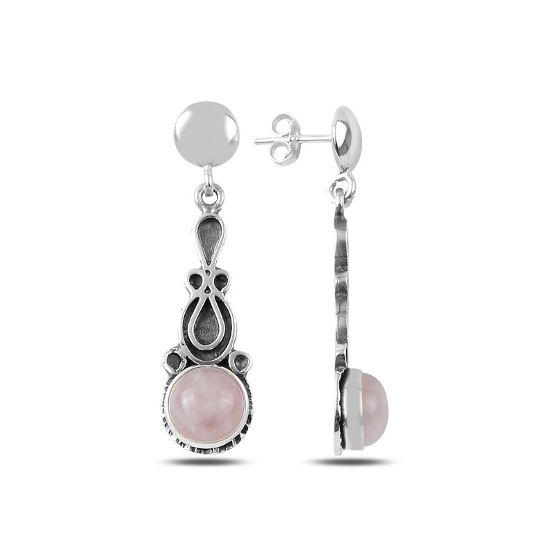 Rose Quartz Handmade Earrings - E89198