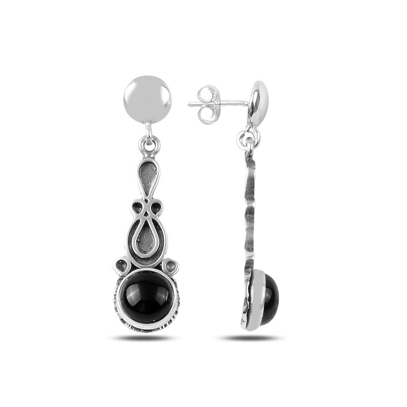 Onyx Stone Handmade Earrings - E89207
