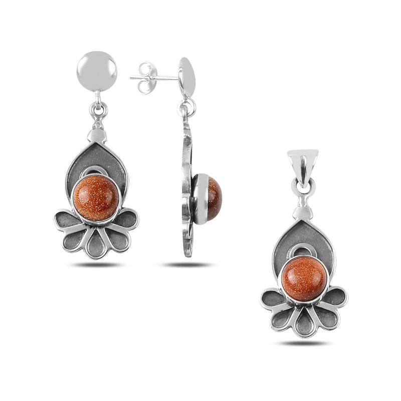 Yıldız Taşlı El İşi Set - S89249