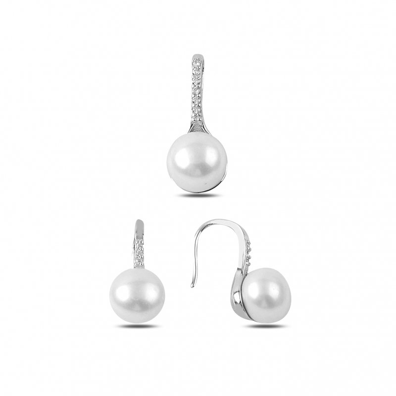 Pearl & CZ Set - S89354