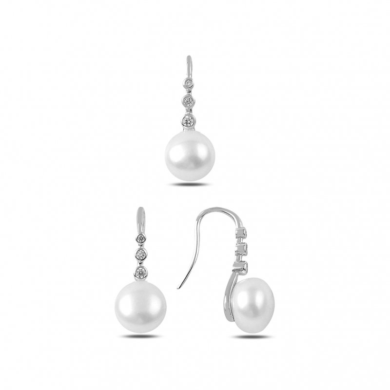 Pearl & CZ Set - S89355