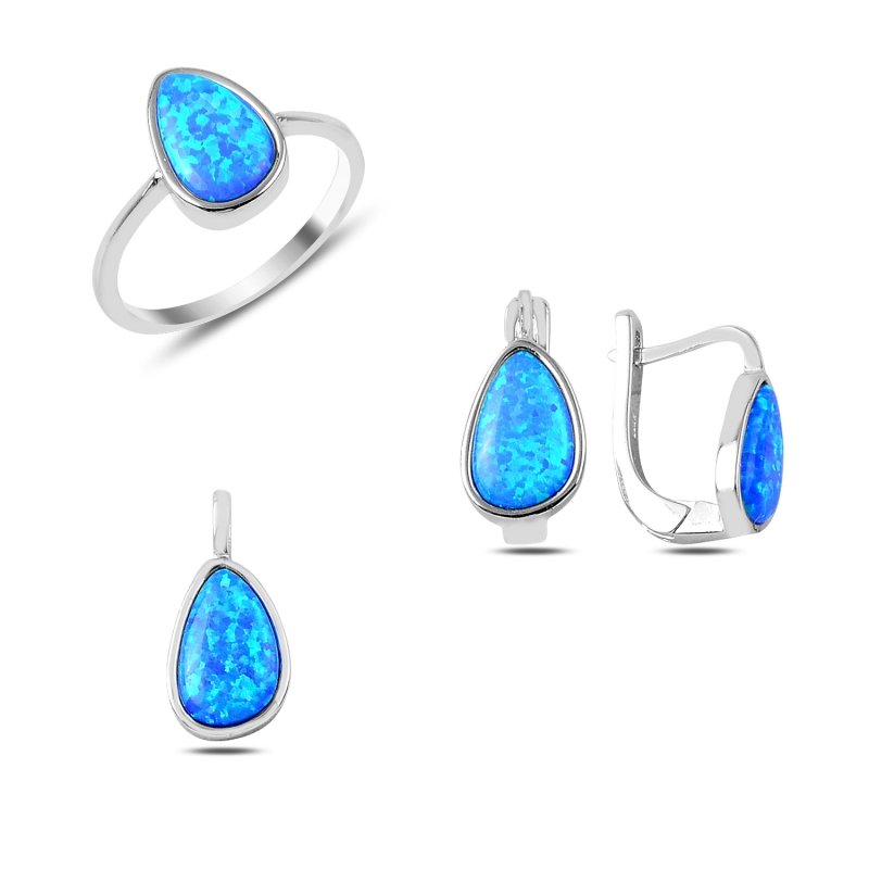 Opal Taşlı Set - S89397