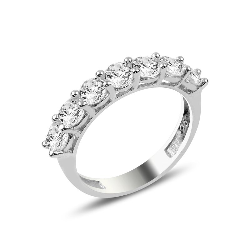 Zirkon Taşlı Yarımtur Yüzük - R89530