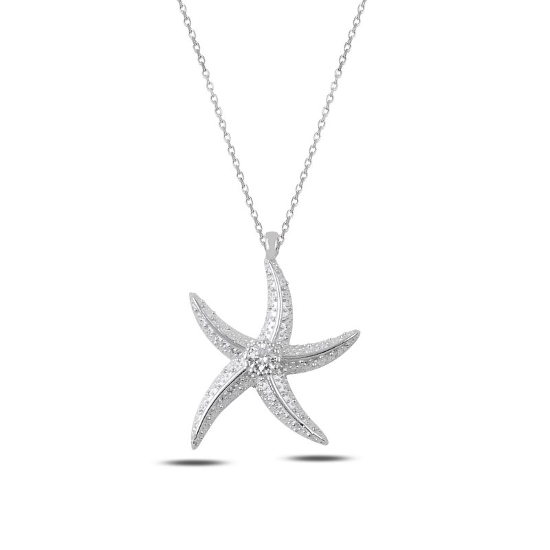 CZ Starfish Necklace - N89563