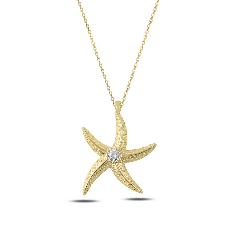 CZ Starfish Necklace - N89563