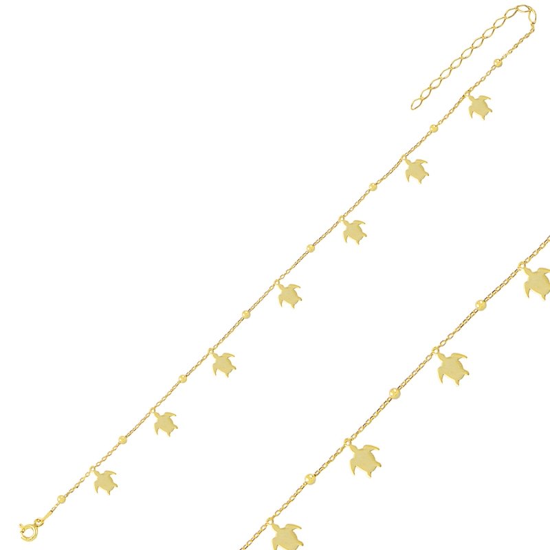 Ball & Dangle Caretta Caretta Anklet - ANK89626