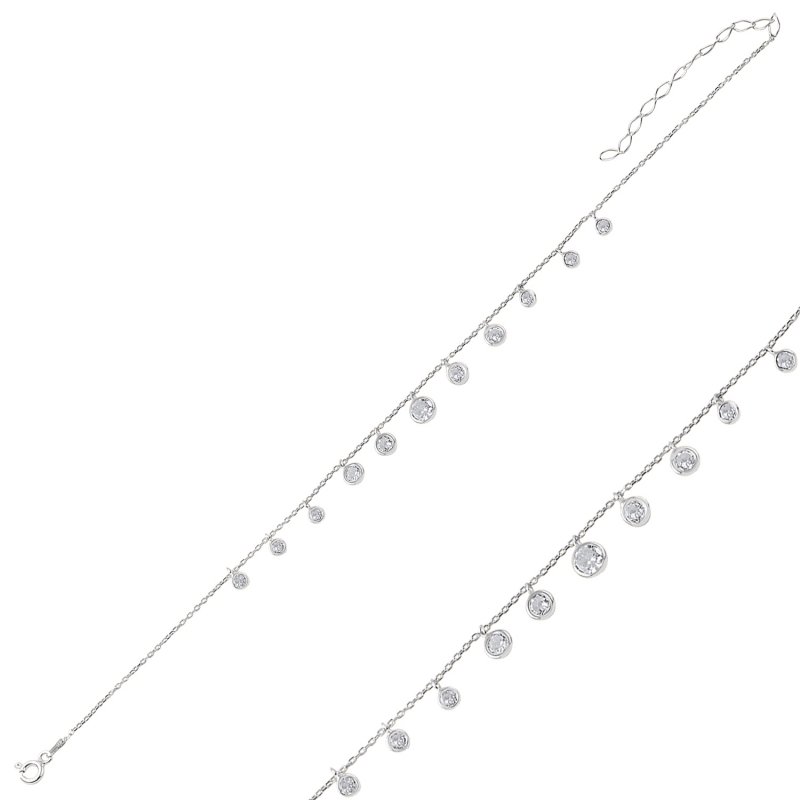 CZ Dangle Anklet - ANK89632