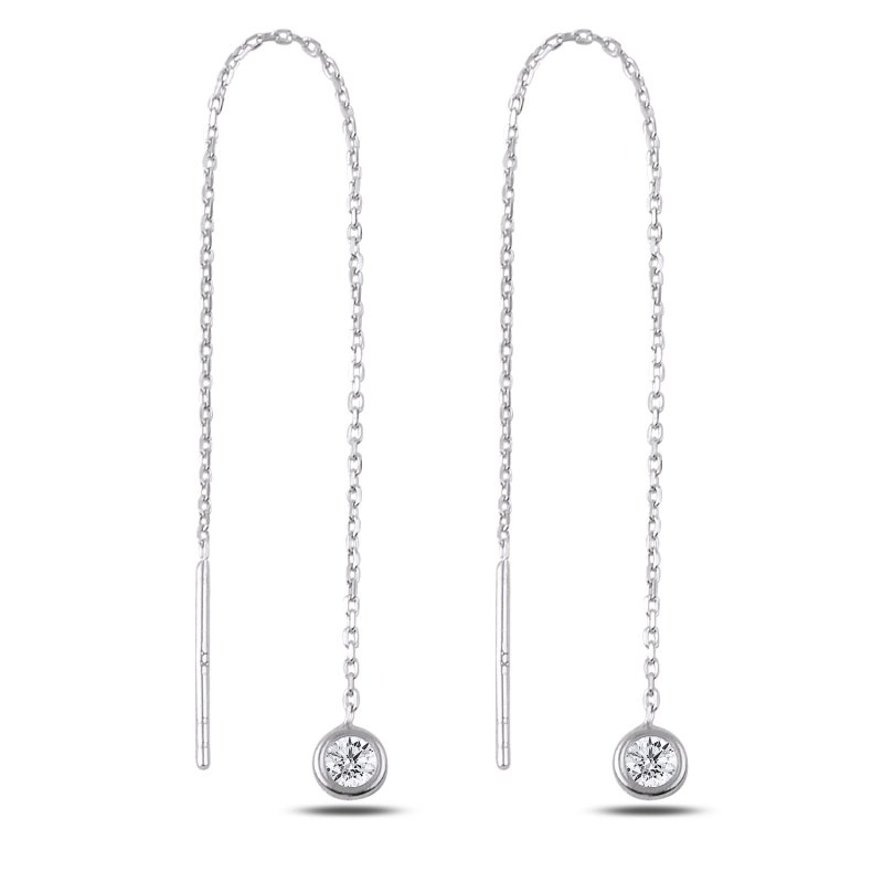 CZ Threader Earrings - E89637
