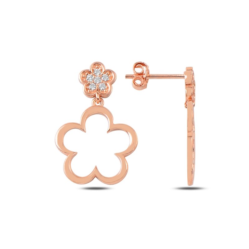 CZ Daisies Drop Earrings - E89653