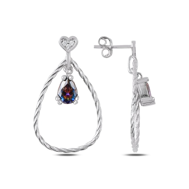 Mystic CZ Drop Earrings - E89672