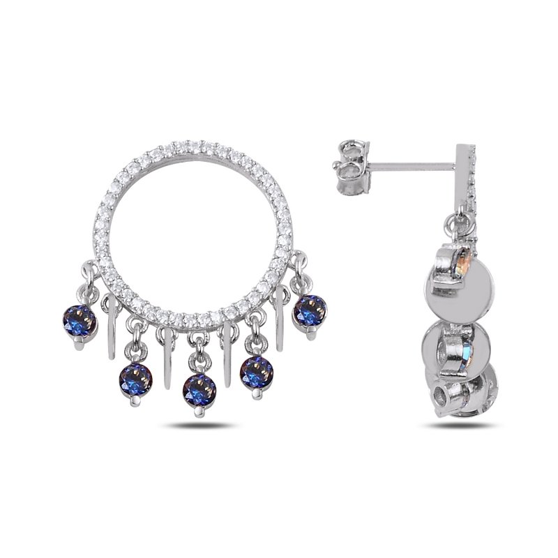 CZ Eternity Drop Earrings - E89673
