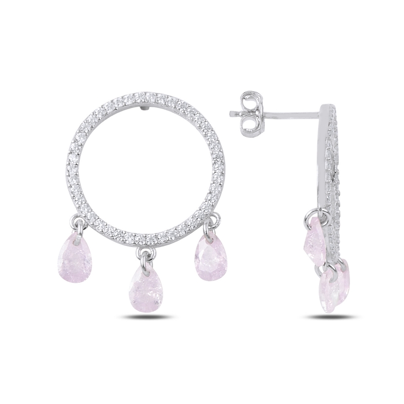 CZ Eternity Drop Earrings - E89674