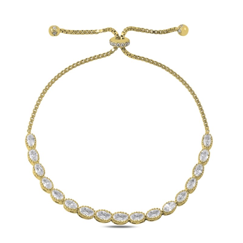 CZ Adjustable Sliding Bracelet - B89739
