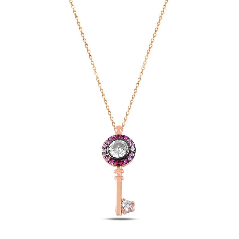 Nano Shades of Pink Key Necklace - N89762