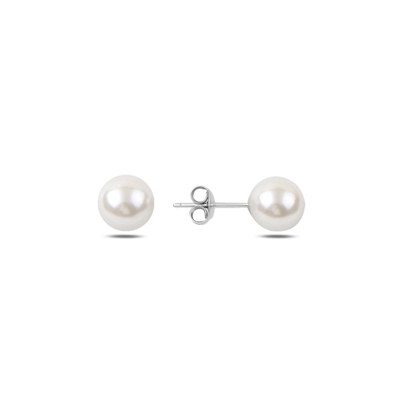 8mm Pearl Solitaire Stud Earrings - E89772