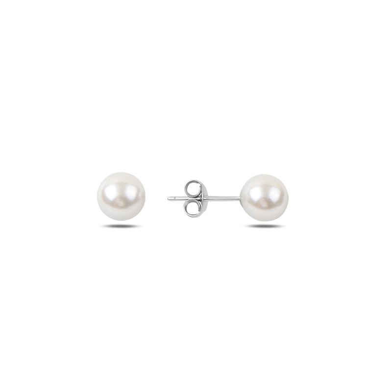 7mm Pearl Solitaire Stud Earrings - E89773