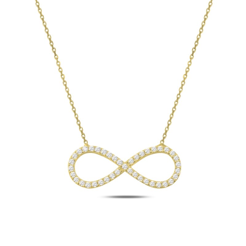 CZ Infinity Necklace - N89784