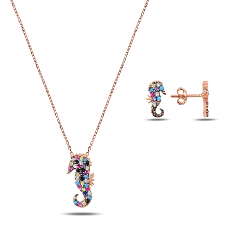 Seahorse Mix CZ Set - S90122