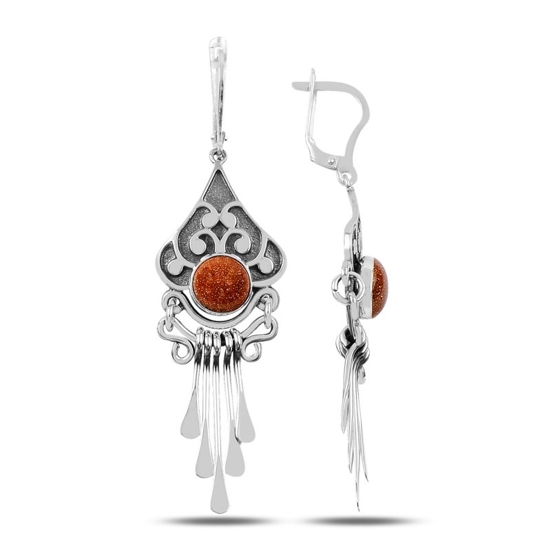 Goldstone Handmade Earrings - E90203