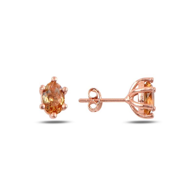 Solitaire Oval Zultanite Stud Earrings - E90342