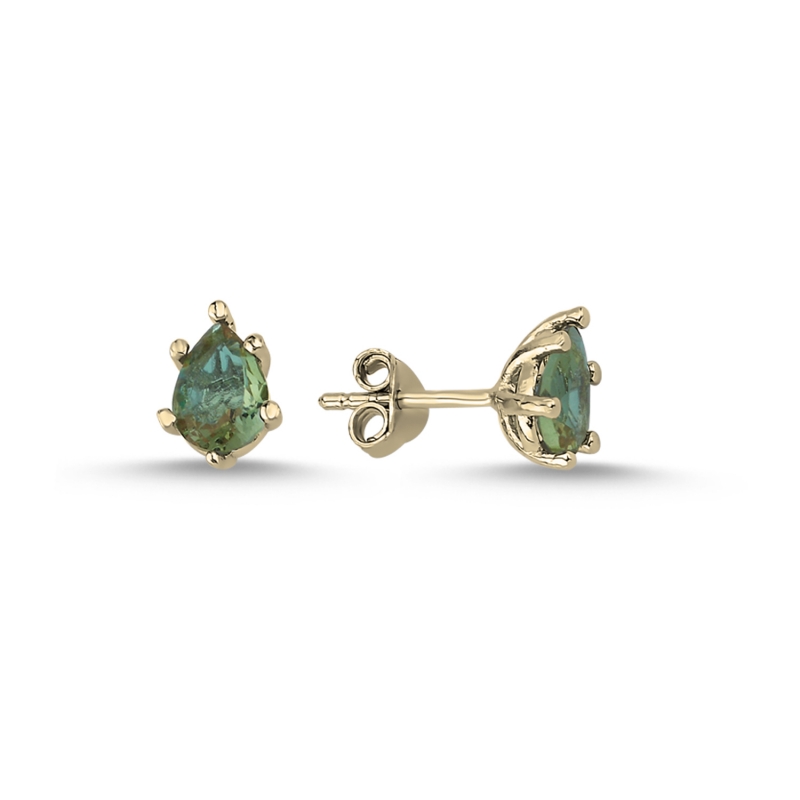 Solitaire Teardrop Zultanite Stud Earrings - E90343