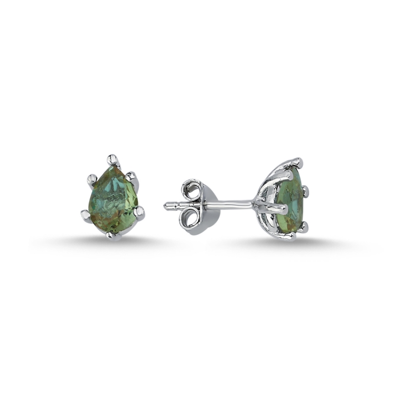 Solitaire Teardrop Zultanite Stud Earrings - E90343