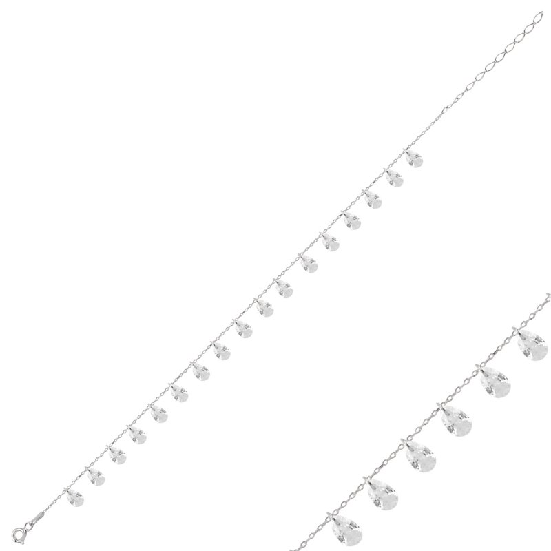 Dangle Drop CZ Bracelet - B90368
