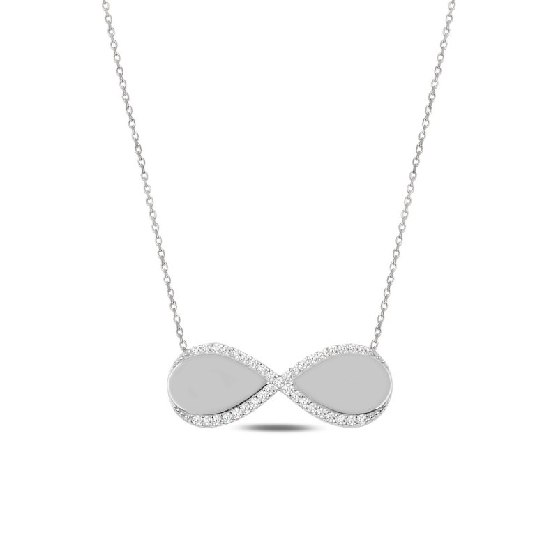 CZ Infinity Necklace - N90410