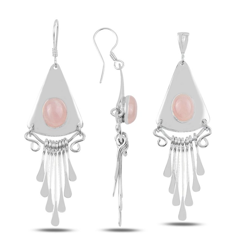 Rose Quartz Handmade Set - S90738