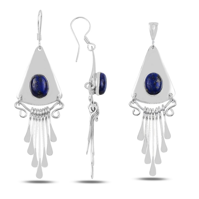 Lapis Lazuli Handmade Set - S90740