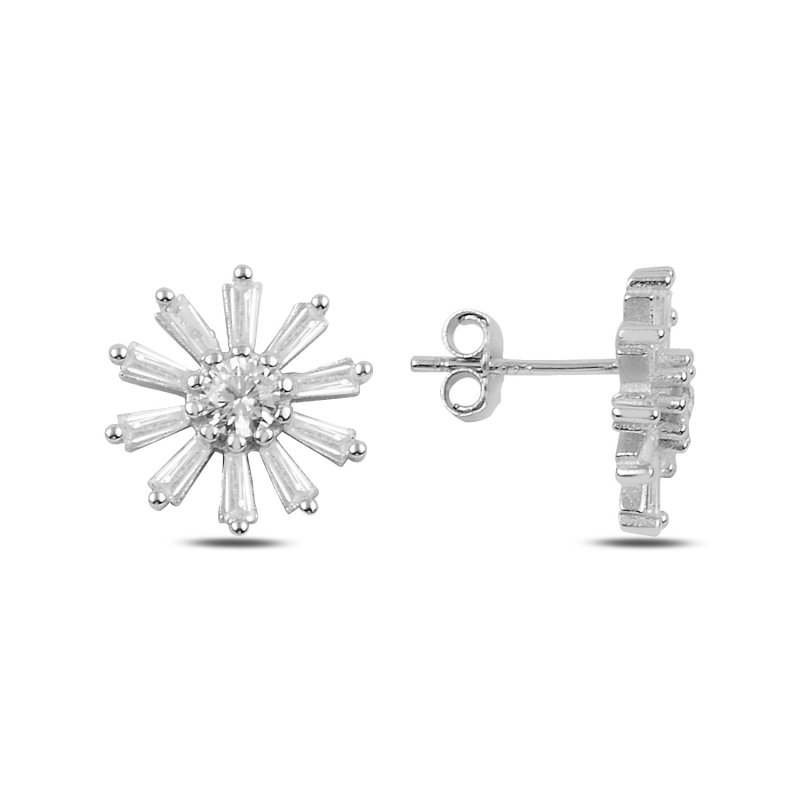 Baguette CZ Stud Earrings - E90962
