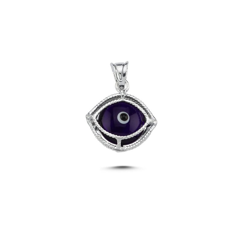 Evil Eye Filigree Marquise Pendant - P09101
