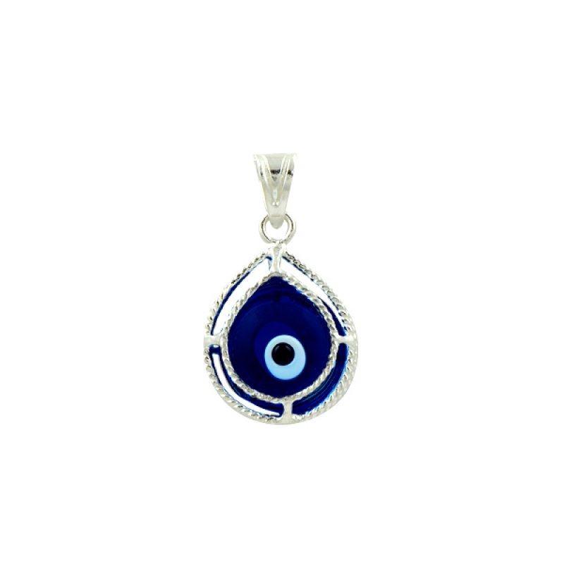 Silver Evileye Pendant - P09104