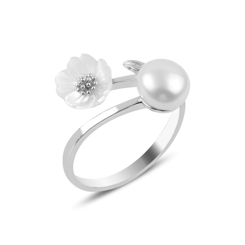 Pearl & Mother of Pearl CZ Ring - R91098